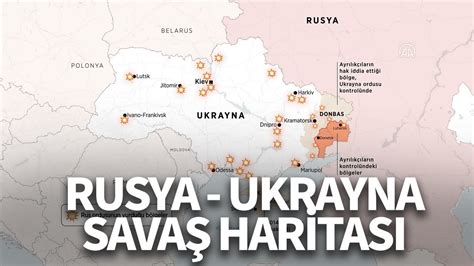 ukrayna rusya savaş haritası